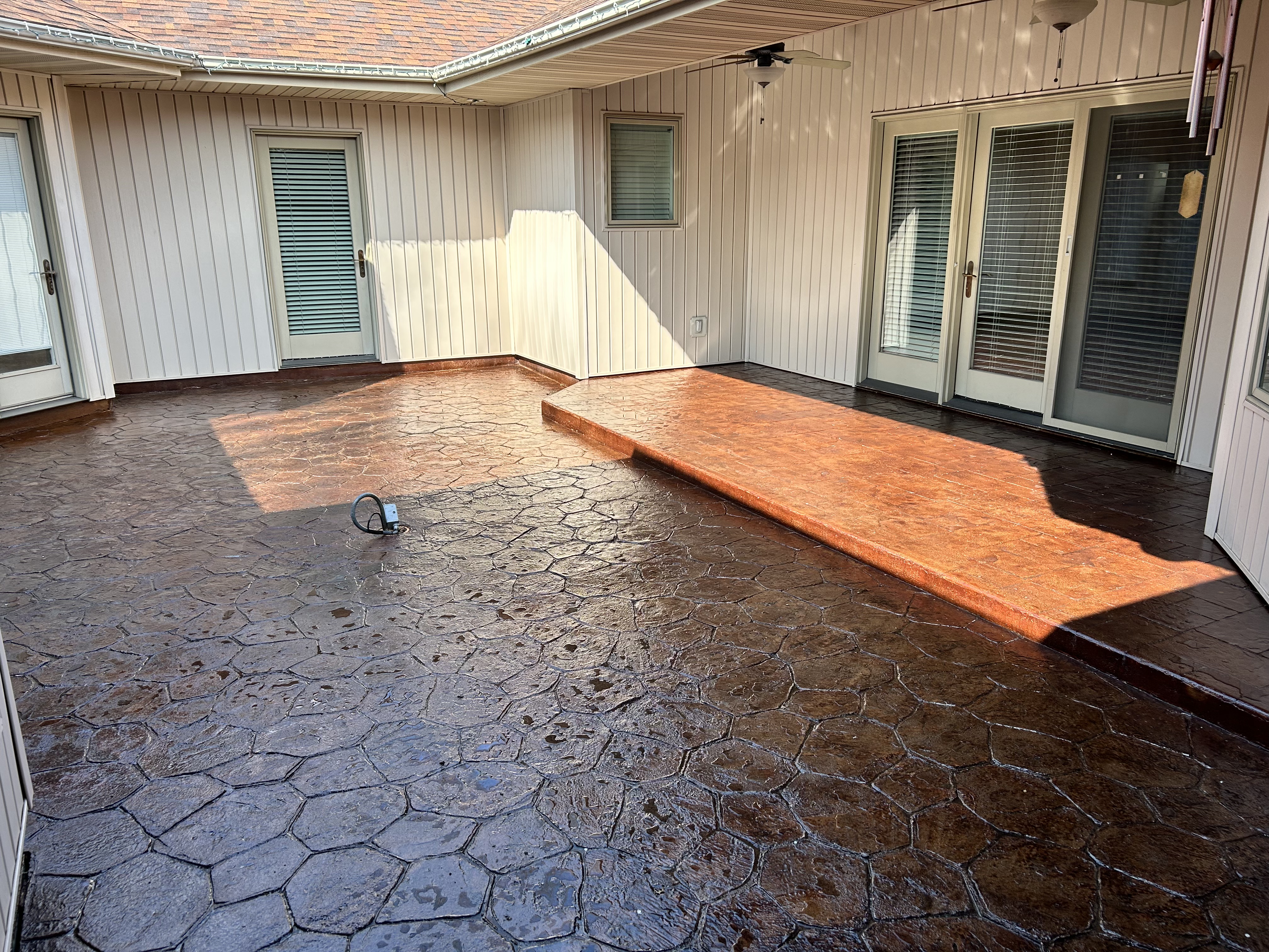 Stamped & Decorative Concrete Finish in Central Missouri